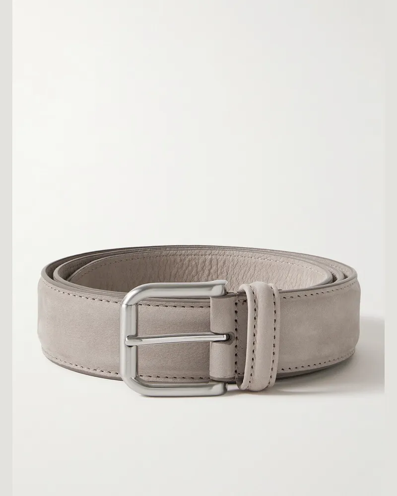 Anderson's Gürtel aus Nubukleder, 3,5 cm Braun