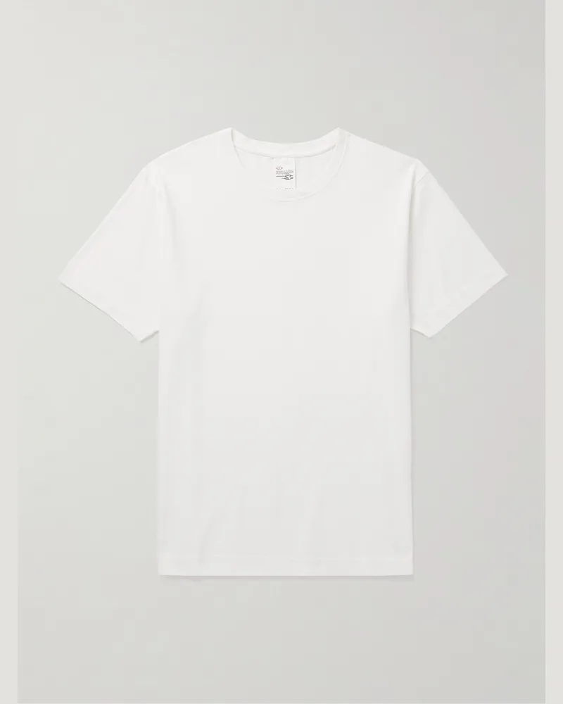 Nudie Jeans Uno Everyday T-Shirt aus Baumwoll-Jersey Weiß