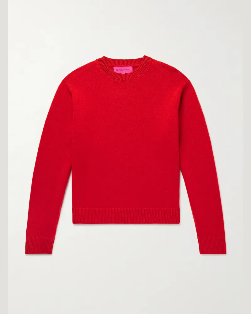 The Elder Statesman Pullover aus Kaschmir Rot