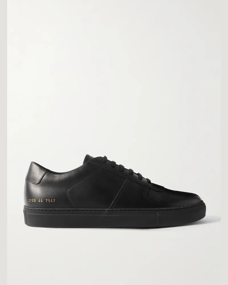 Common Projects Bball Sneakers aus Leder Schwarz