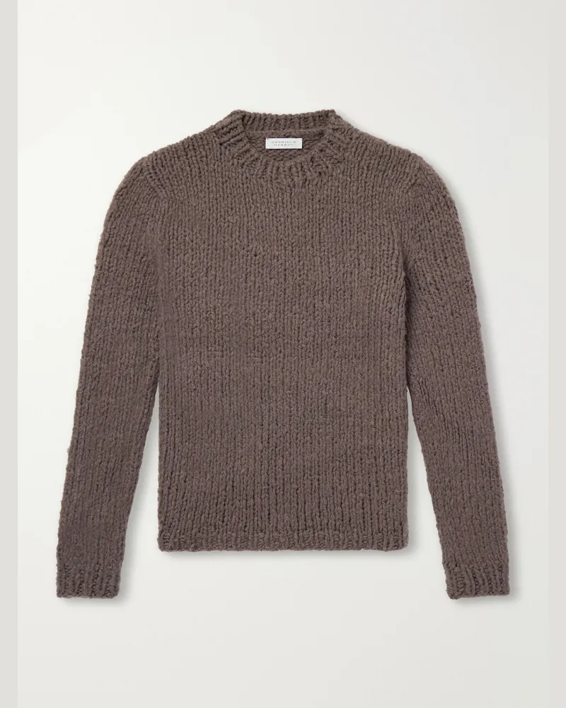 Gabriela Hearst Lawrence Cashmere Sweater Brown