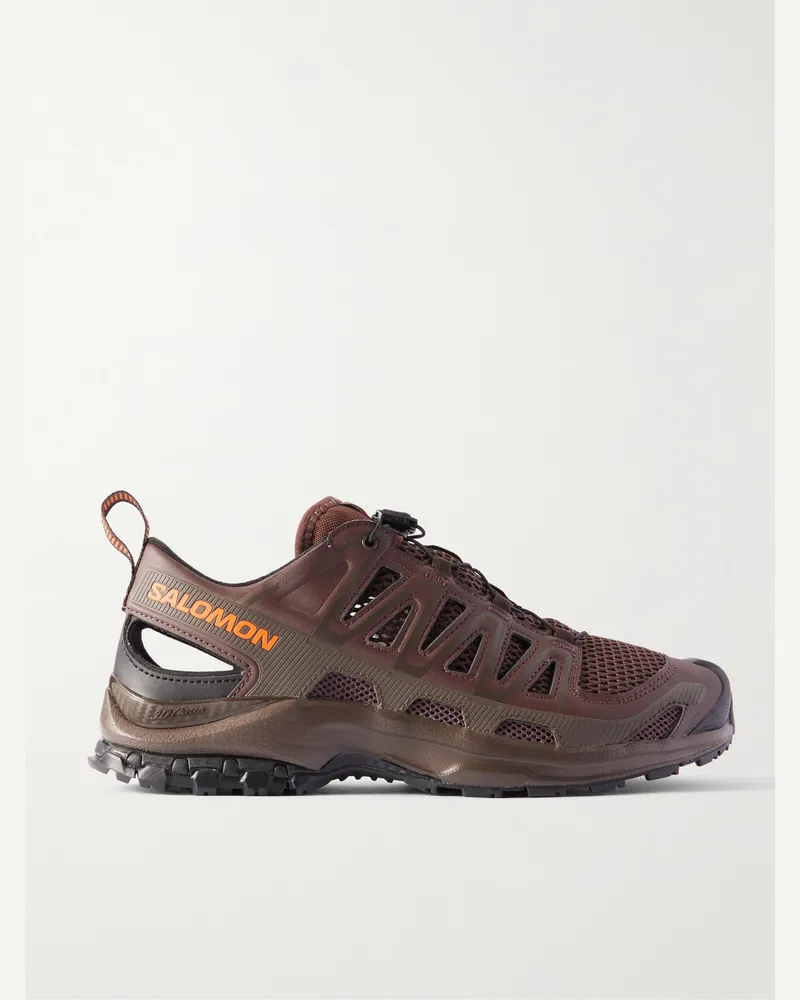 Salomon XA Pro 3D Sneakers aus Mesh mit Gummibesatz Braun