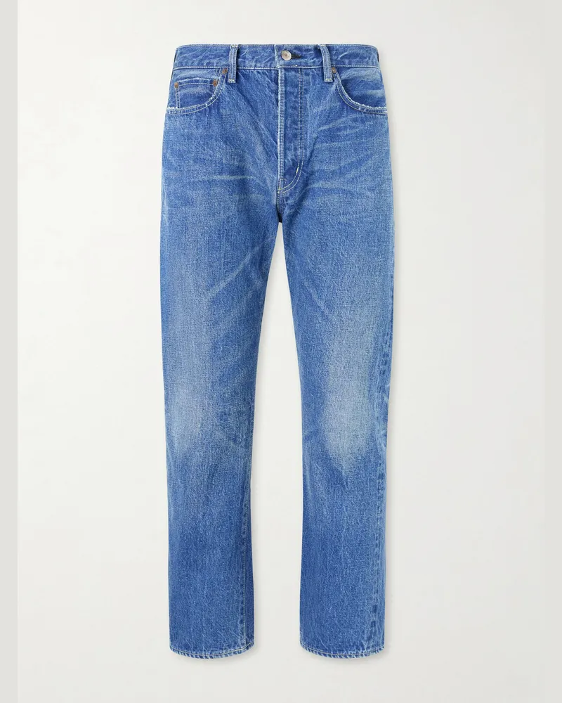 Remi Relief Straight-Leg Jeans Blue