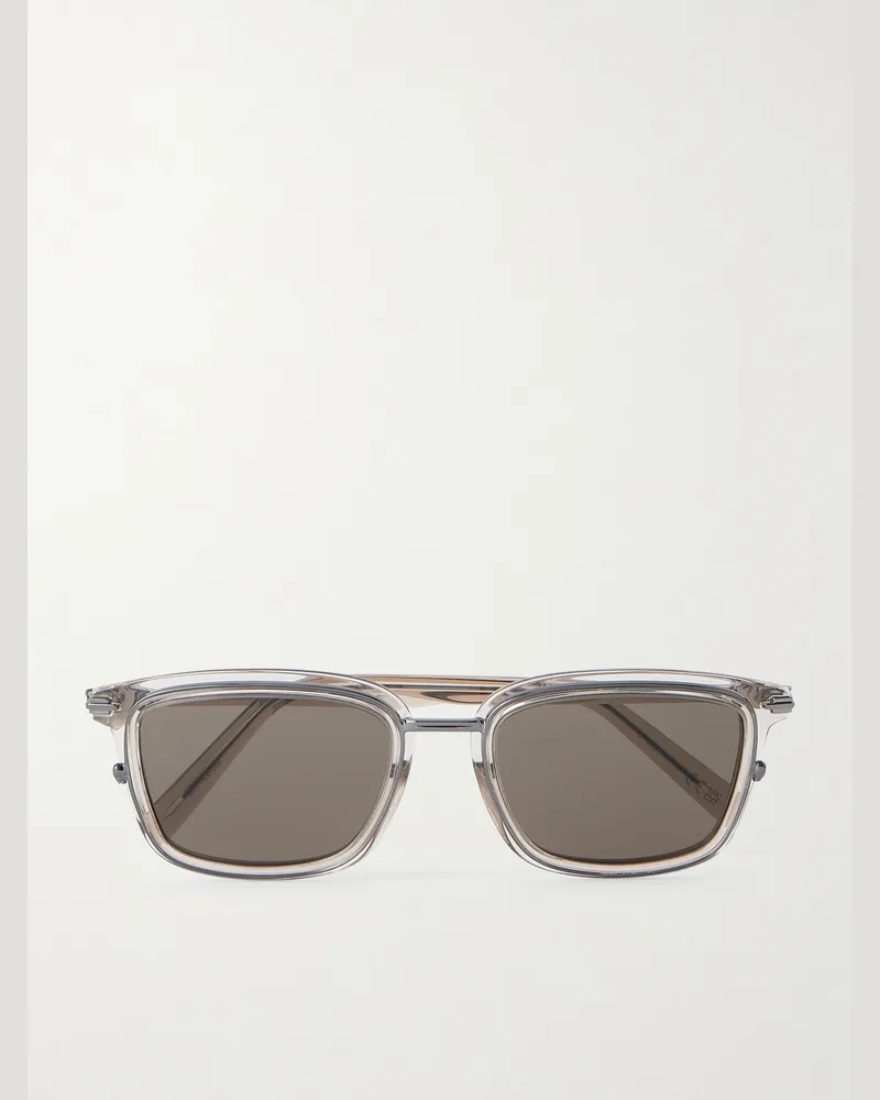Dior BlackSuit S18U D-Frame Acetate Sunglasses Brown