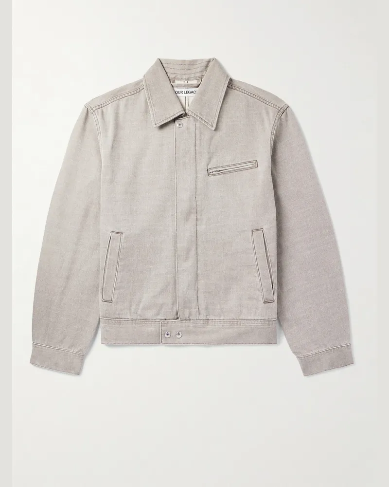 Our Legacy Miller Jeansjacke Grau