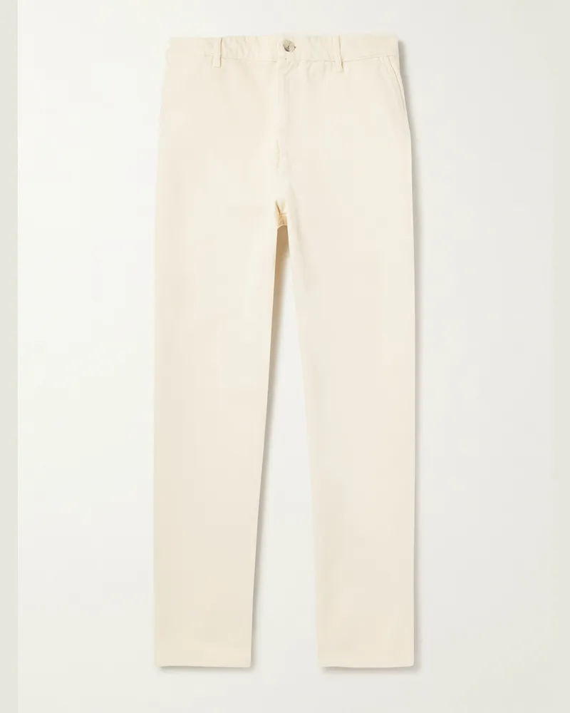 Brunello Cucinelli Schmal zulaufende Jeans Neutral