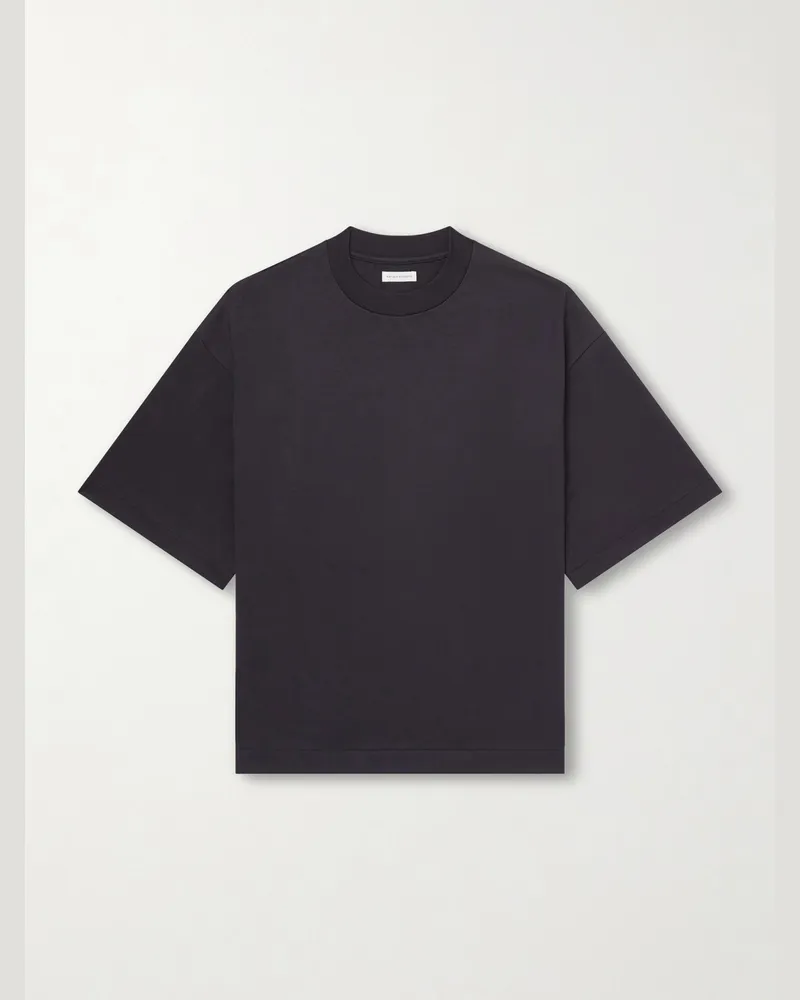 Kaptain Sunshine T-Shirt aus Suvin-Supima®-Baumwoll-Jersey Schwarz