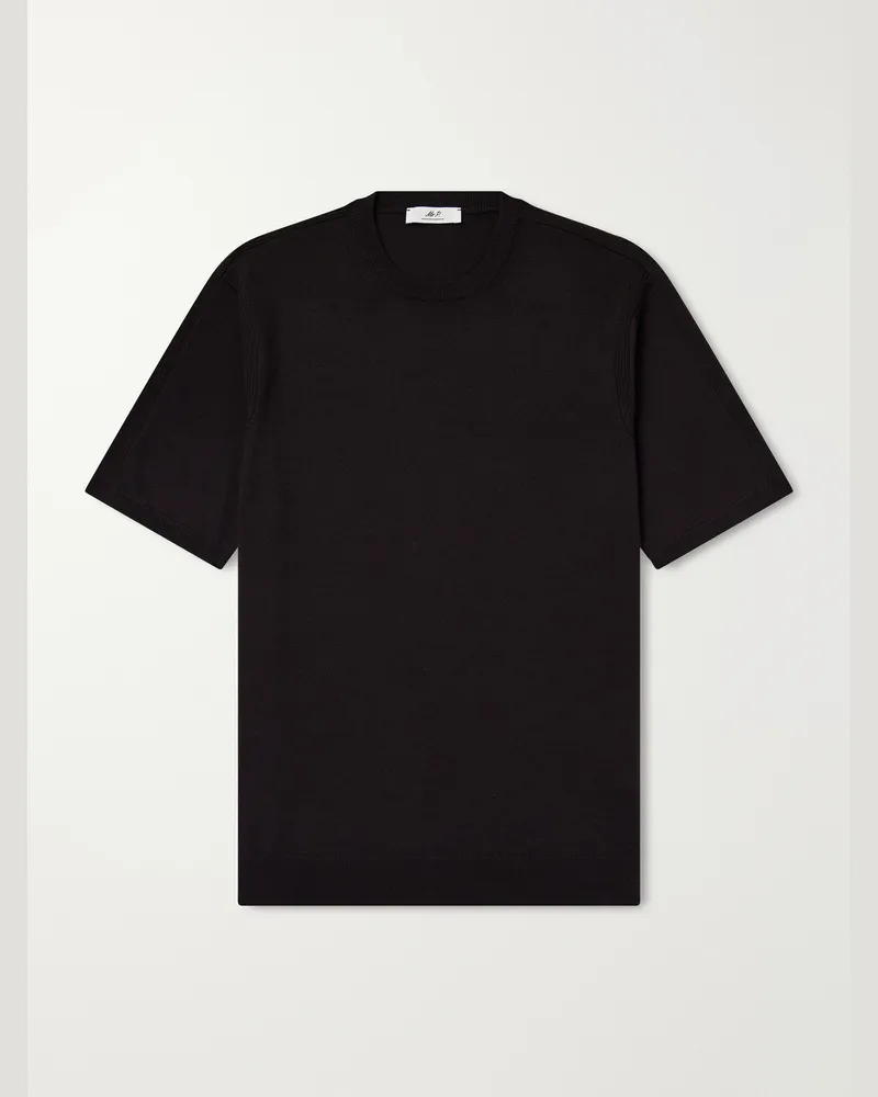 MR P. Merino Wool T-Shirt Brown