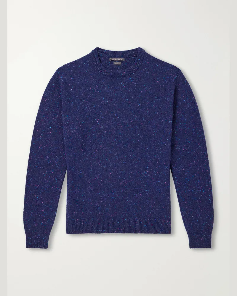Begg & Co Brennan Cashmere Sweater Blue