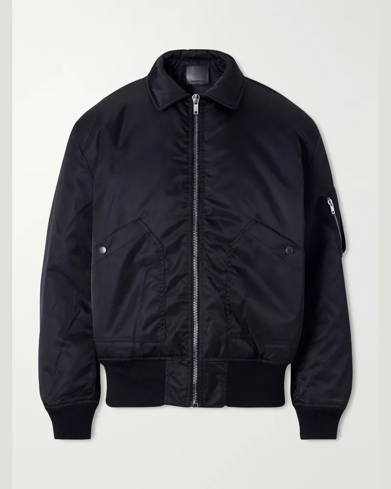 DRKSHDW by Rick Owens Flyers Shell Bomber Jacket Black