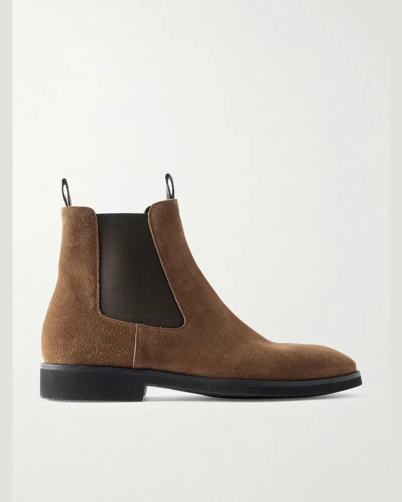 Tom Ford Owen Suede Chelsea Boots Brown