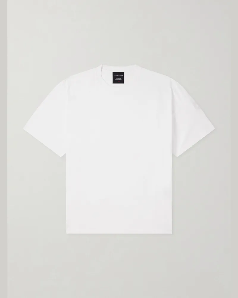 Canada Goose Novo Cotton-Jersey T-Shirt White