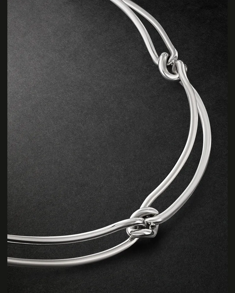 MAOR Unity Link Sterling Silver Necklace Silver