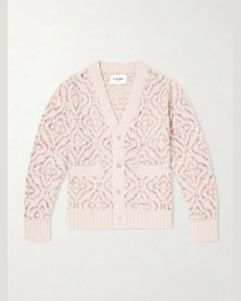 Corridor Somatic Cardigan aus einer Alpakawollmischung in Space-Dyed-Optik Neutral