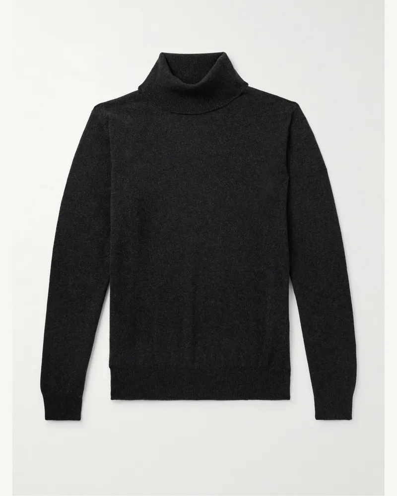 Loro Piana Rollkragenpullover aus Kaschmir Grau
