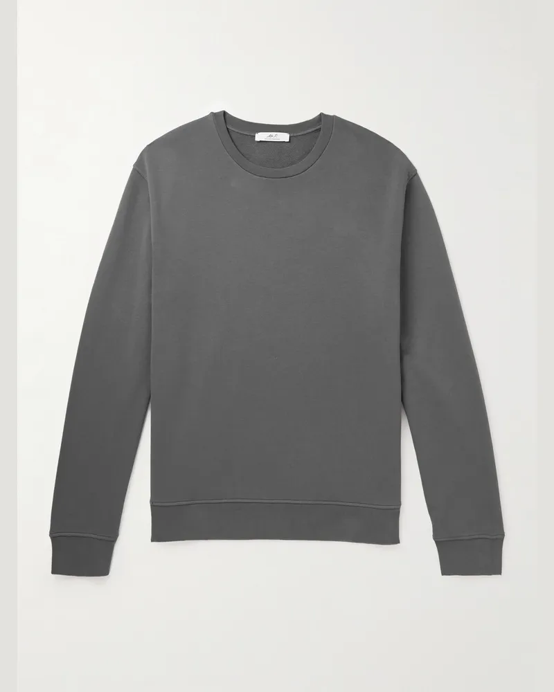 MR P. Cotton-Jersey Sweatshirt Gray
