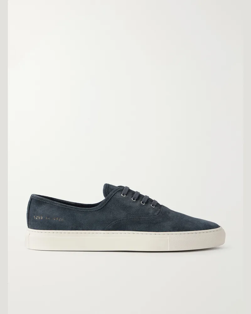 Common Projects Deck Suede Sneakers Blue