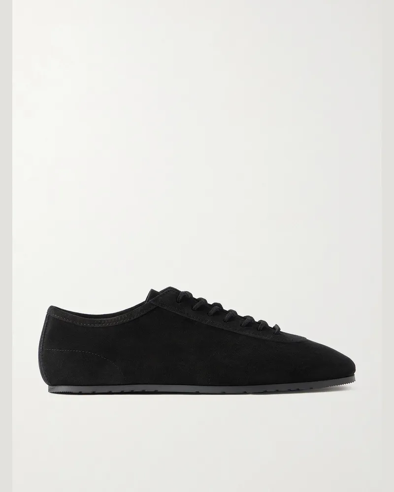 Dries van Noten Suede Sneakers Black