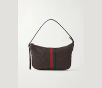 Lunetta Striped Canvas-Jacquard Tote Bag