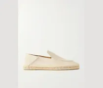 Finn Collapsible-Heel Suede Espadrilles