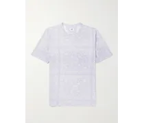 T-Shirt aus Baumwoll-Jersey mit Bandana-Print