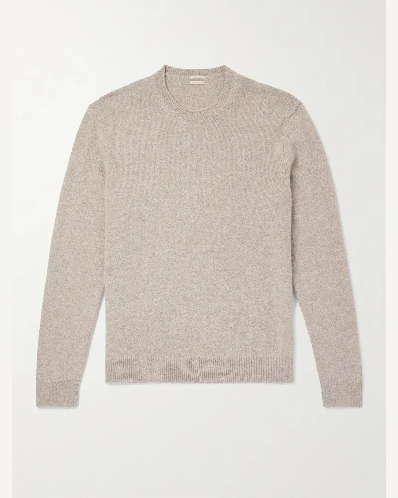 Massimo Alba Ares Pullover aus einer Kaschmir-Alpakawollmischung Neutral