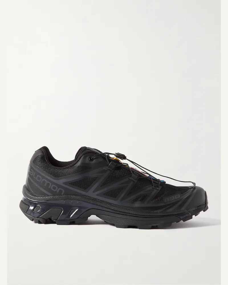 Salomon XT-6 ADV Laufschuhe aus Mesh und Gummi Schwarz
