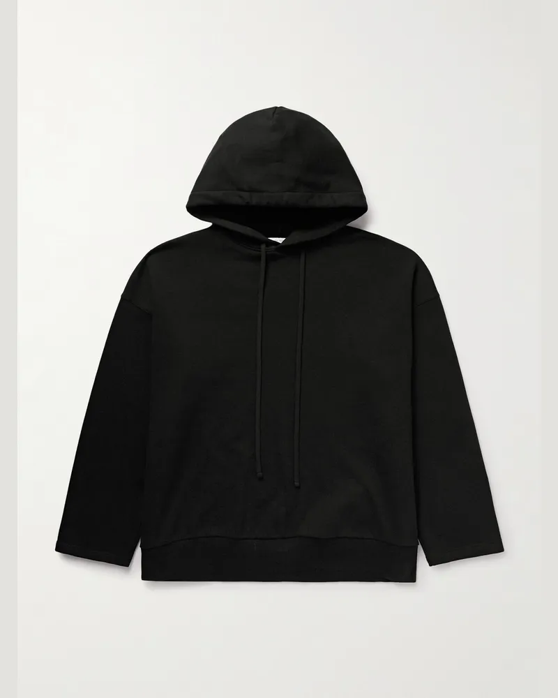 The Row Stanley Hoodie aus Jersey aus einer Baumwoll-Kaschmirmischung Schwarz