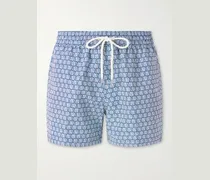 Rio Straight-Leg Mid-Length Printed Recycled Swim Shorts