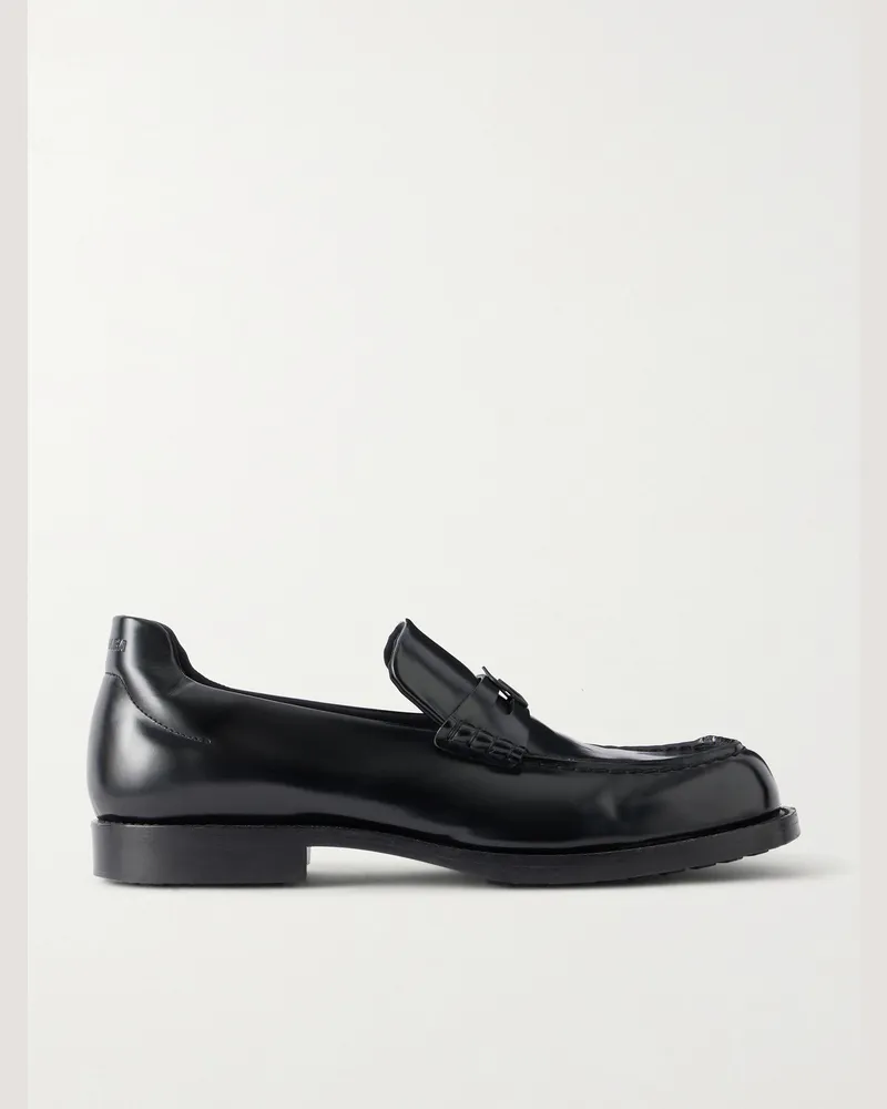 Balenciaga Comfy Leather Loafers Black