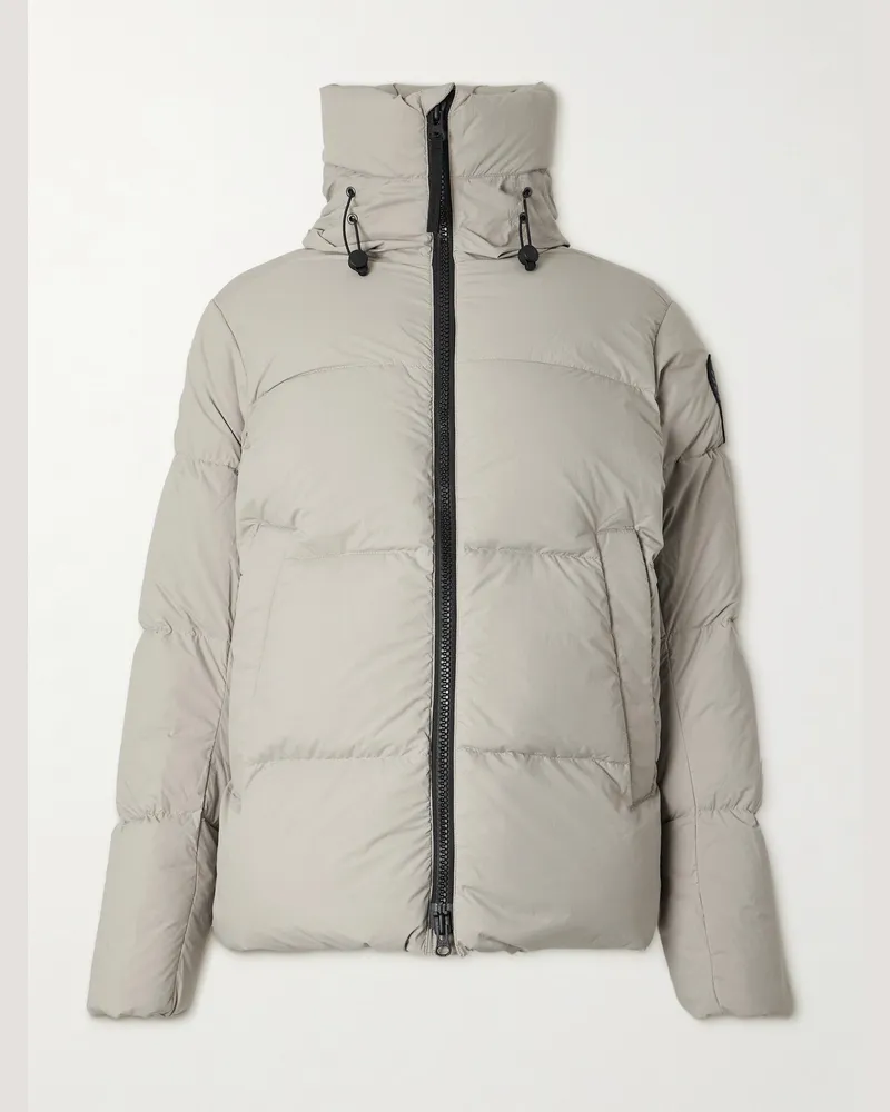 Canada Goose Crofton Daunenjacke aus gestepptem „EnduraLuxe“-Material Grau
