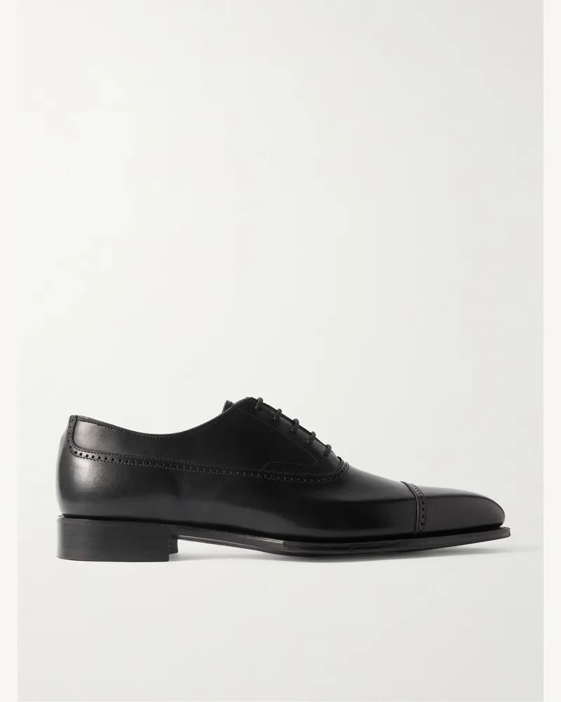 George Cleverley Charles Oxford-Schuhe aus Leder Schwarz