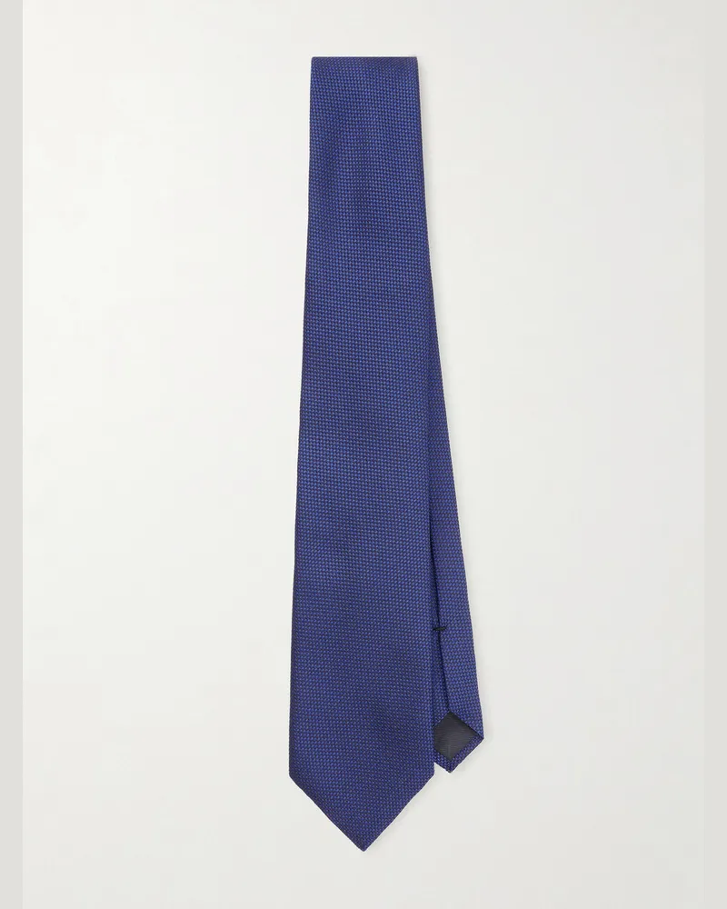 Tom Ford 8cm Silk Tie Blue
