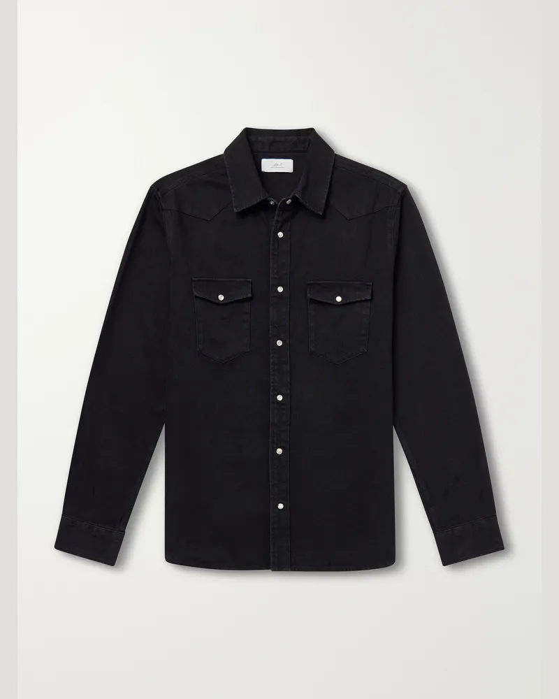 MR P. Western Denim Shirt Black