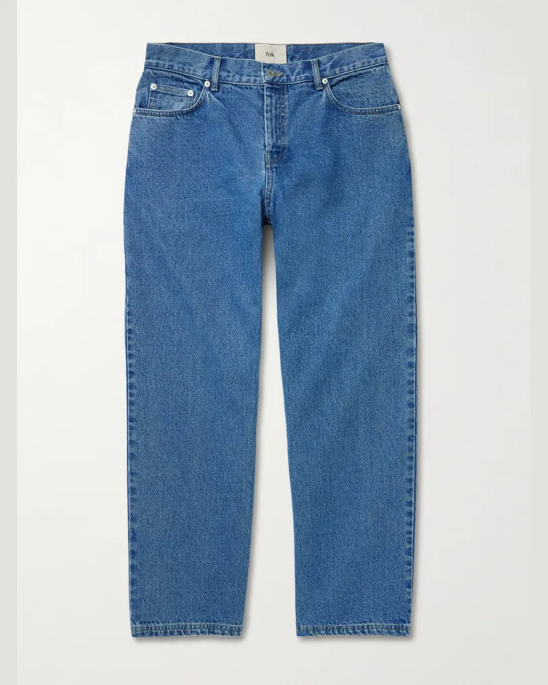 Folk Straight-Leg Jeans Blue