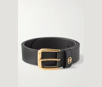 4cm Logo-Embellished Leather Belt