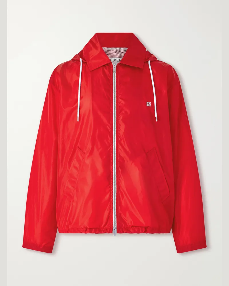 Totême Shell Hooded Jacket Red