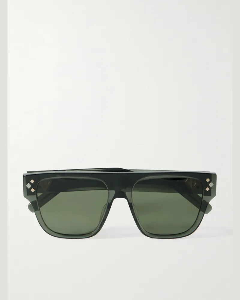 Dior CDDiamond S6I Sonnenbrille mit D-Rahmen aus Azetat Grün