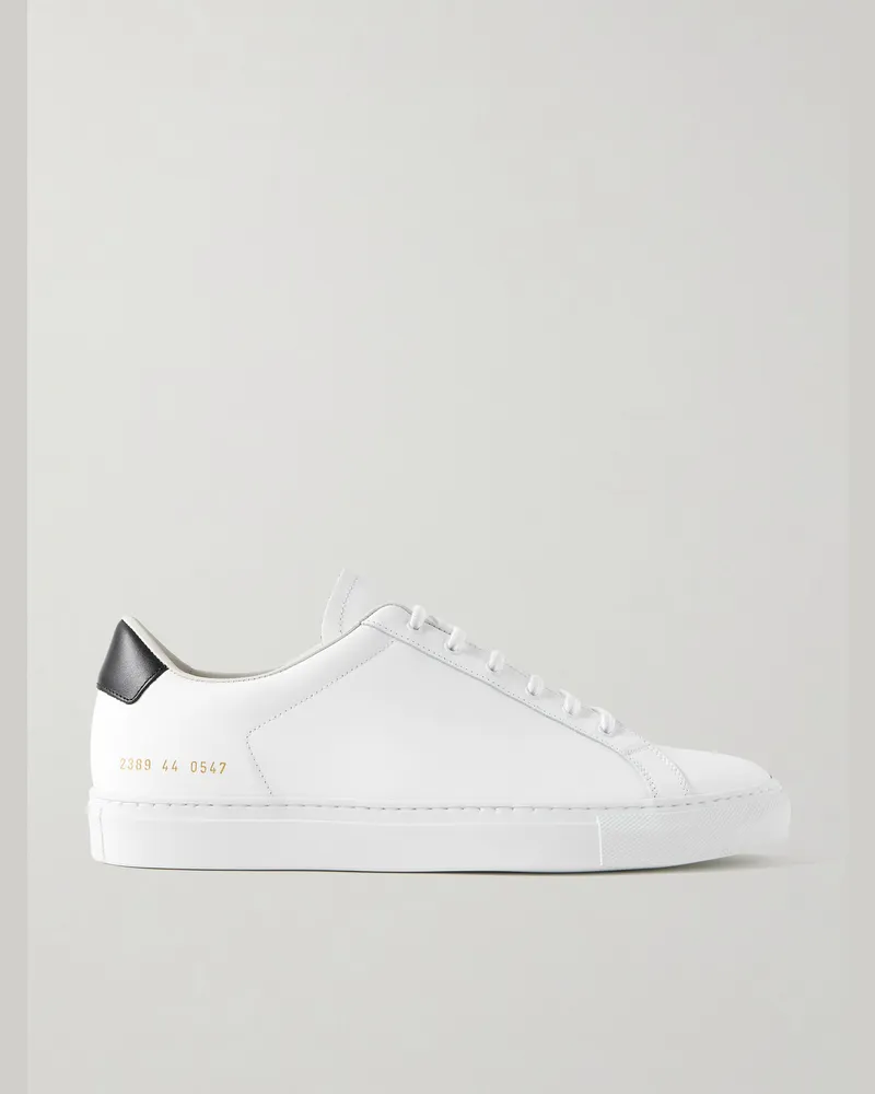 Common Projects Retro Classic Leather Sneakers White