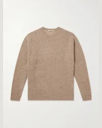 AURALEE Pullover aus einer Shetlandwoll-Kaschmirmischung Neutral