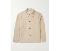 Maquignon Hemdjacke aus Cord aus einer Baumwoll-Leinenmischung