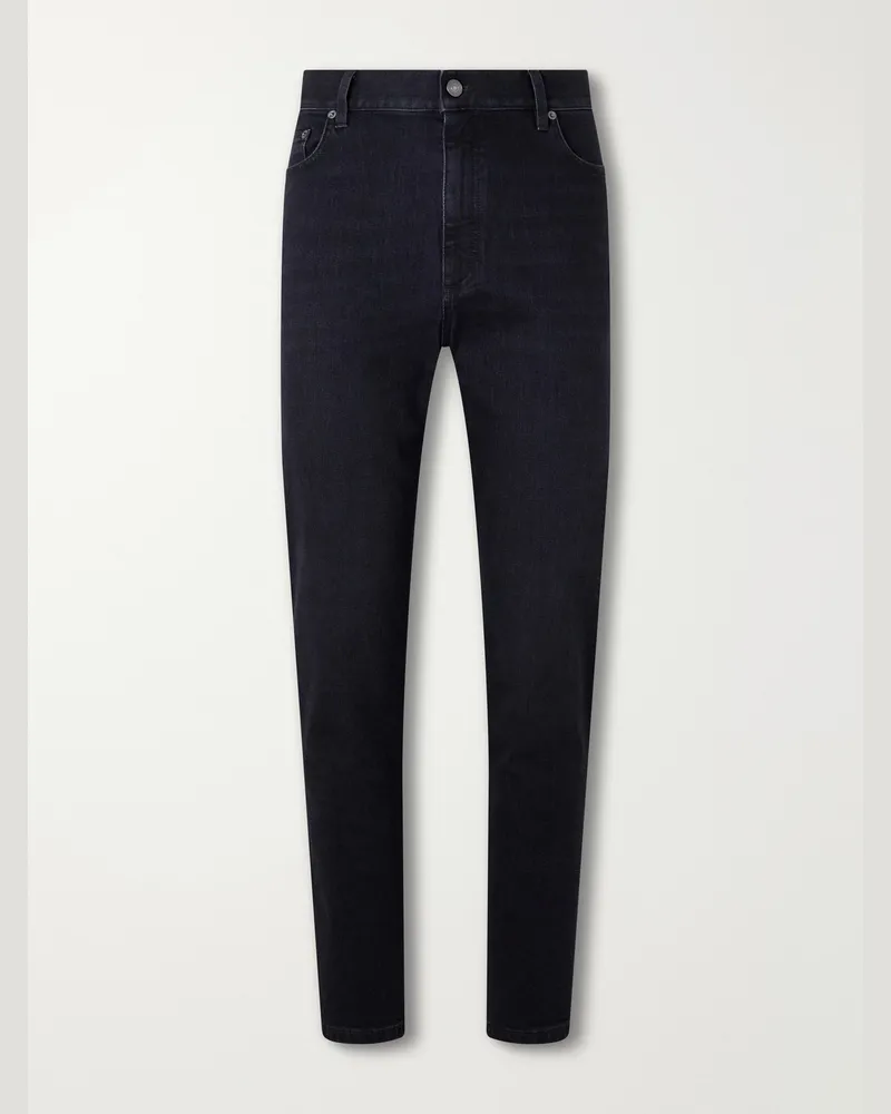 Ermenegildo Zegna Roccia Straight-Leg Jeans Blue