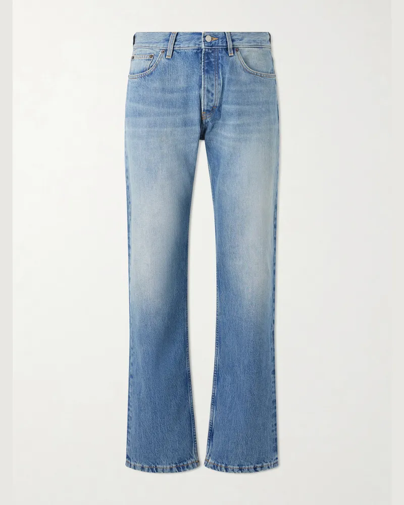 JEANERICA Arrow Straight-Leg Jeans Blue