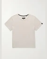 Rag & Bone Classic T-Shirt aus mercerisiertem Leinen Grau