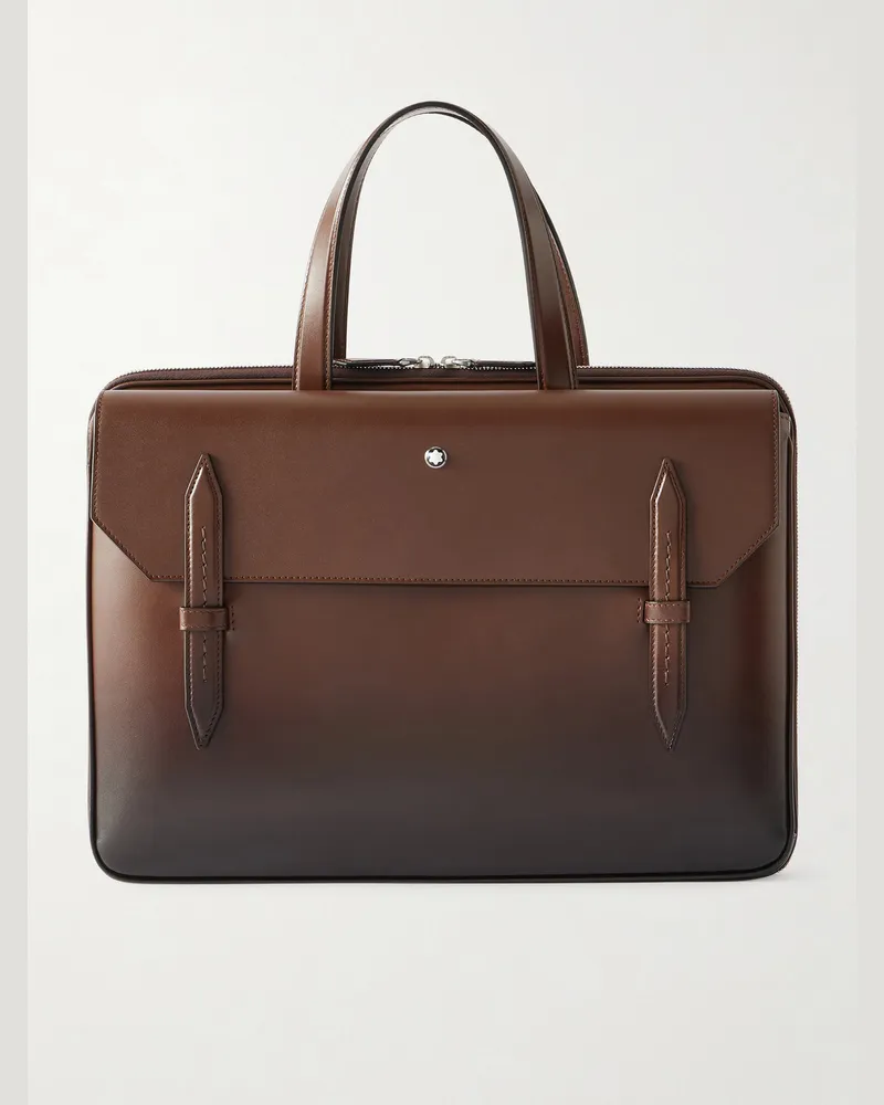 Montblanc Meisterstück Aktentasche aus Leder Braun