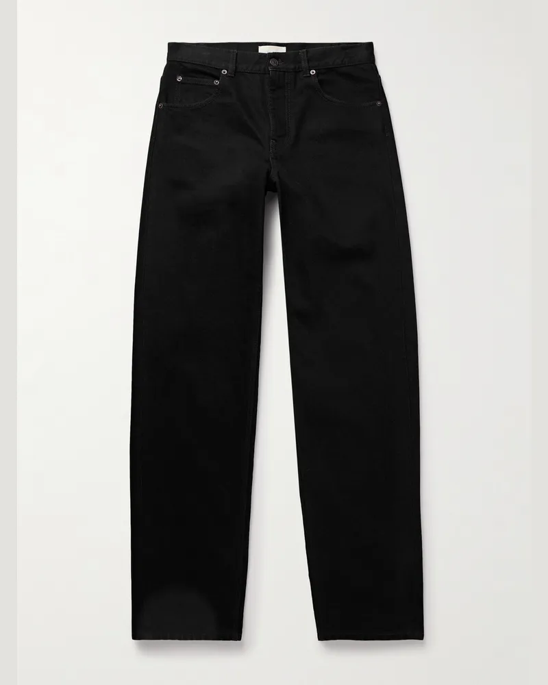 The Row Vasil gerade geschnittene Jeans Schwarz