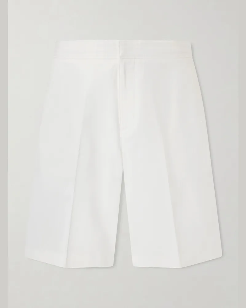 Orlebar Brown Laurent Straight-Leg Stretch-Cotton Shorts Neutrals