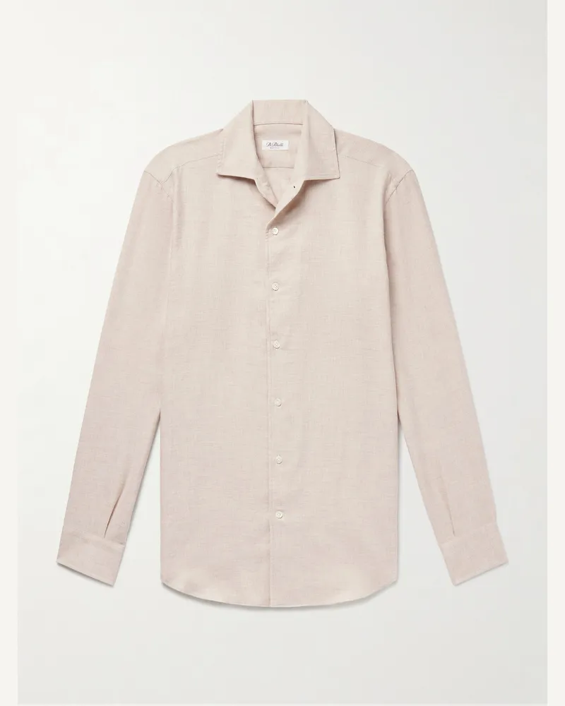 De Petrillo Hemd aus Baumwolle Neutral