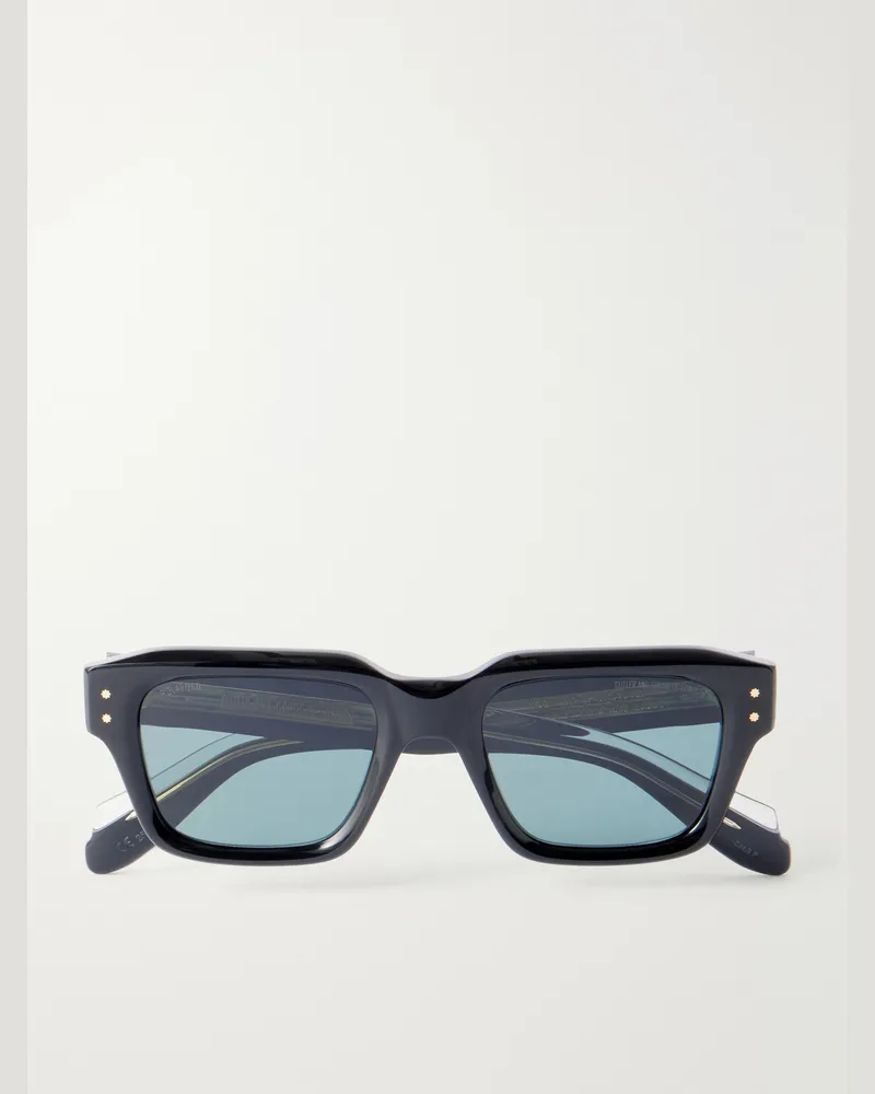 Cutler and Gross Square-Frame Acetate Sunglasses Blue
