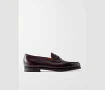 Lopez Pennyloafers aus Leder mit Verzierung